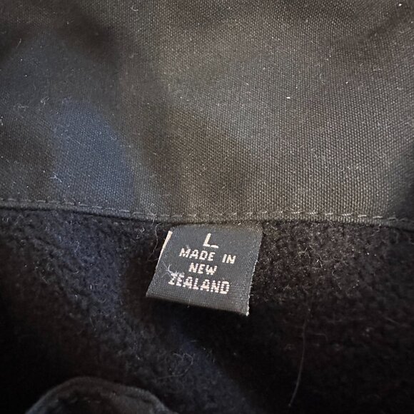 Handmade New Zealand Fleece-lined Canvas Jacket, Size Large - Picture 6 of 6